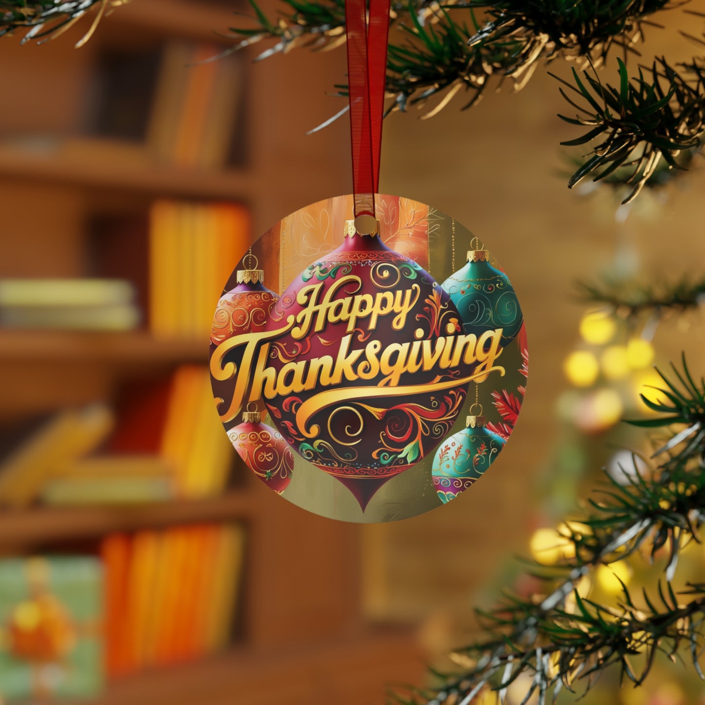 Unique Metal Ornaments for Thanksgiving Adventures: Perfect for Tree Decor and Holiday Gifts | Metal Ornaments