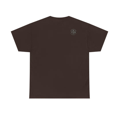 Bigfoot Valentine Shirt –Adventure Retro Heart Gesture Tee
