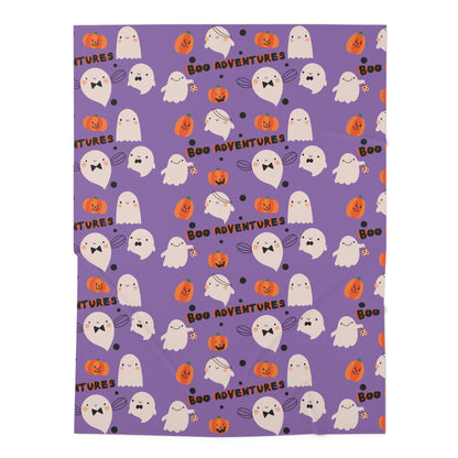 Boo Adventure Ghost & Pumpkin Baby Swaddle