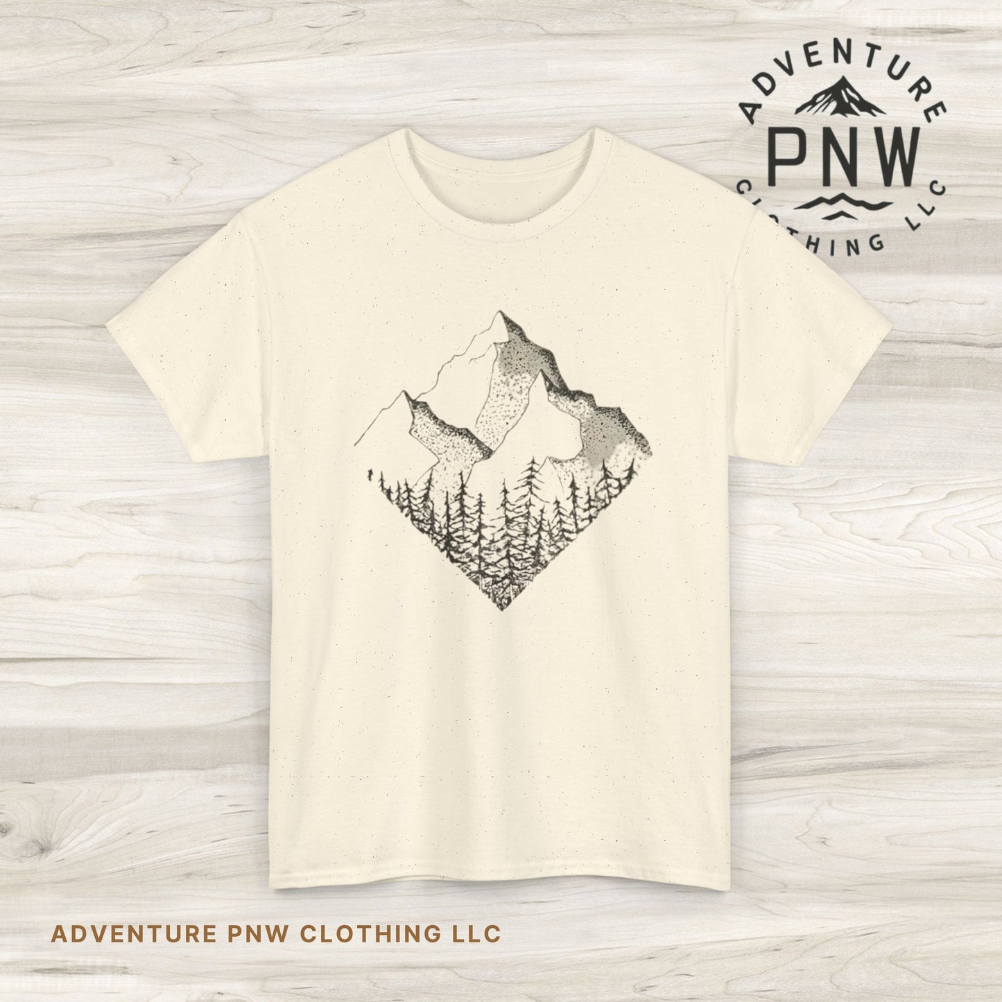 Mountain Range Adventure Tee – Hiking & Nature Shirt