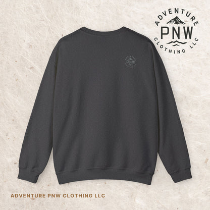 Bigfoot Santa Lights Sweatshirt –Adventure Funny Holiday Pullover