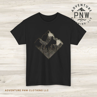 Mountain Range Adventure Tee – Hiking & Nature Shirt