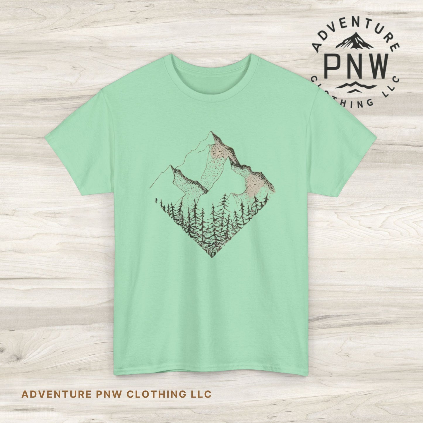 Mountain Range Adventure Tee – Hiking & Nature Shirt