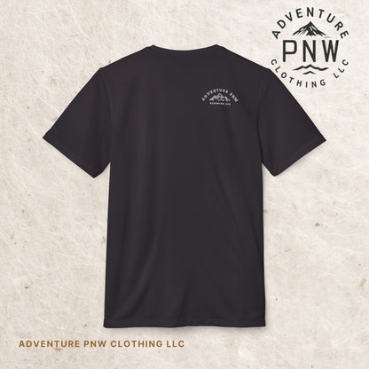 Adidas® Unisex PNW Pink Logo Sport T-Shirt | Premium Athletic Adventure Mountains