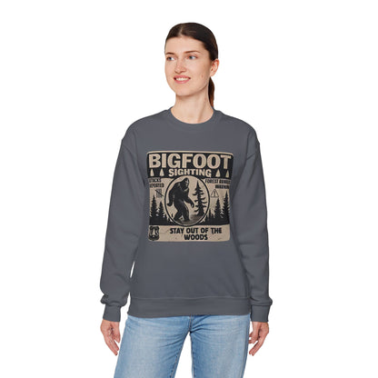 Bigfoot Retro Sweatshirt –Adventure Funny Sasquatch Crewneck