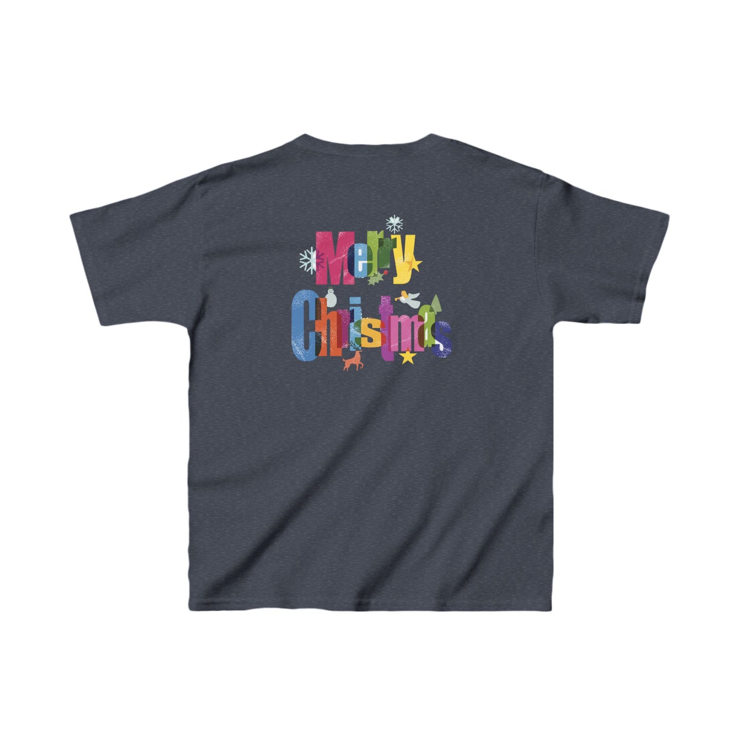 Lets the ADVENTURE Begins with CHRISTMAS Vibes Kids Heavy Cotton™ Tee| Christmas Adventure Outfit