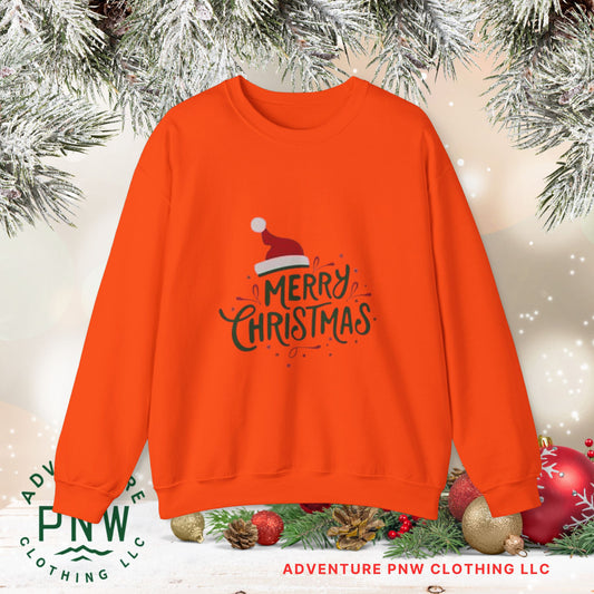 Merry Christmas Sweatshirt, Christmas Family Crewneck, Xmas Gift Idea, Woman Xmas Shirt, Cute Winter Holiday Sweater, Christmas Matching Tee