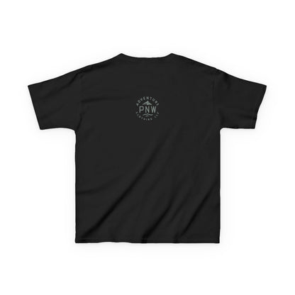 Lets the ADVENTURE Begins with CHRISTMASS Vibes Kids Heavy Cotton™ Tee| Christmas Adventure Outfit