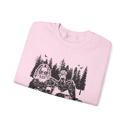 Funny Bigfoot Sasquatch Sweatshirt –Adventure Unisex Crewneck