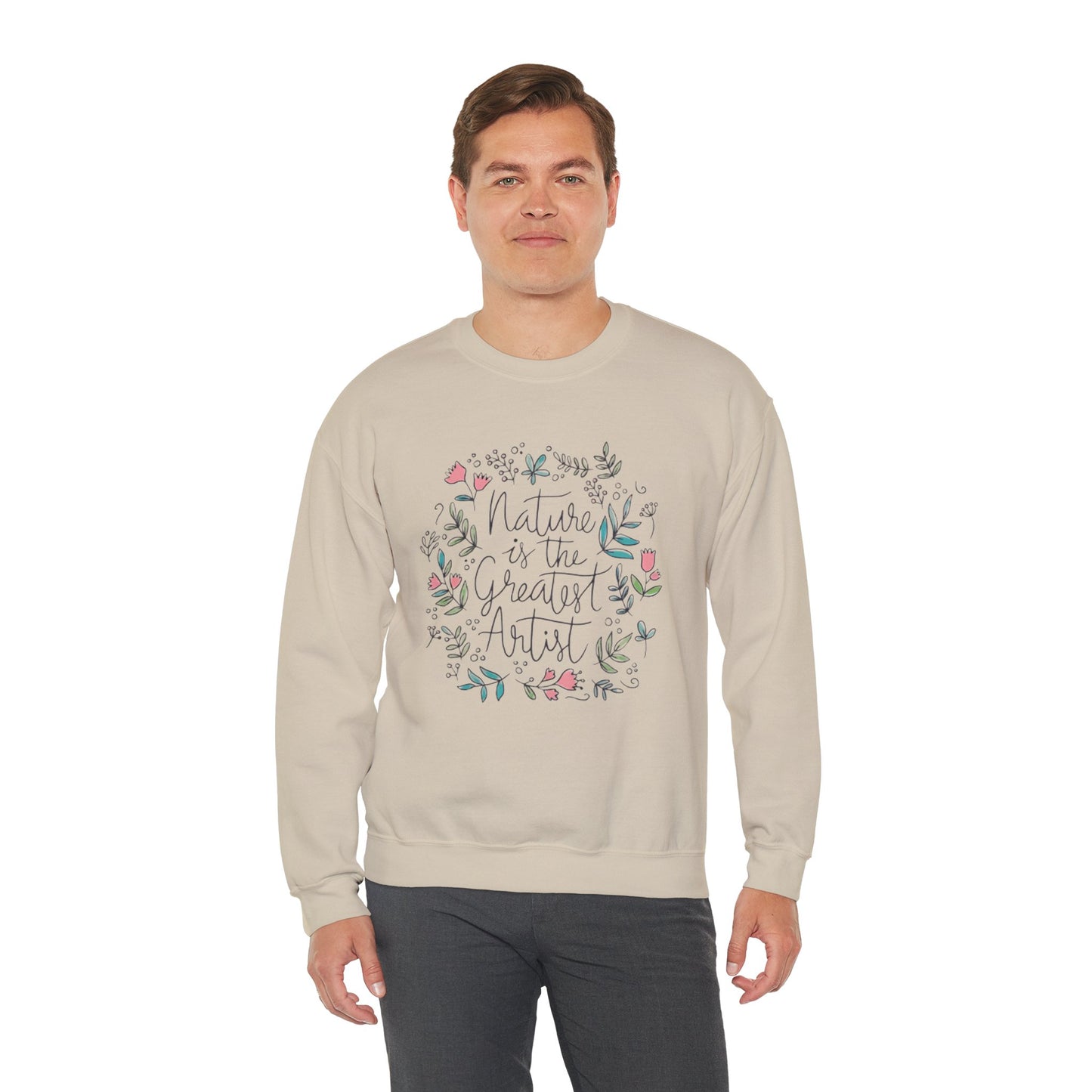 Adventure Nature’s Art Sweatshirt – Floral Valentine Gift