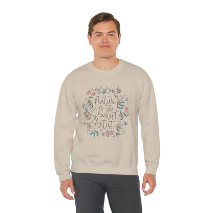Adventure Nature’s Art Sweatshirt – Floral Valentine Gift