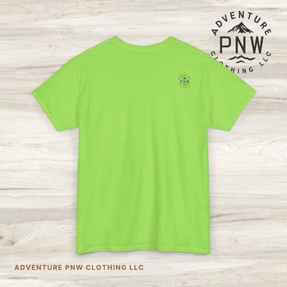 Forest Mountain T Shirt, Nature Lover Hiking Outdoorsy Tee, Glamping Adventure Vintage Tshirt, 90s Retro Camping Top, Unisex Heavy Cotton