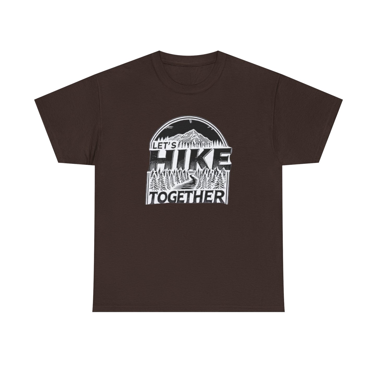 Let's Hike Together Unisex Tee, Adventure Outdoor Traveler Tshirt, Mountain Hiker Trail Shirt