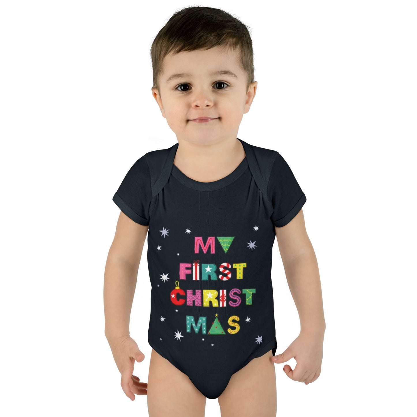 My First Christmas Baby Bodysuit –Adventure Festive Outfit