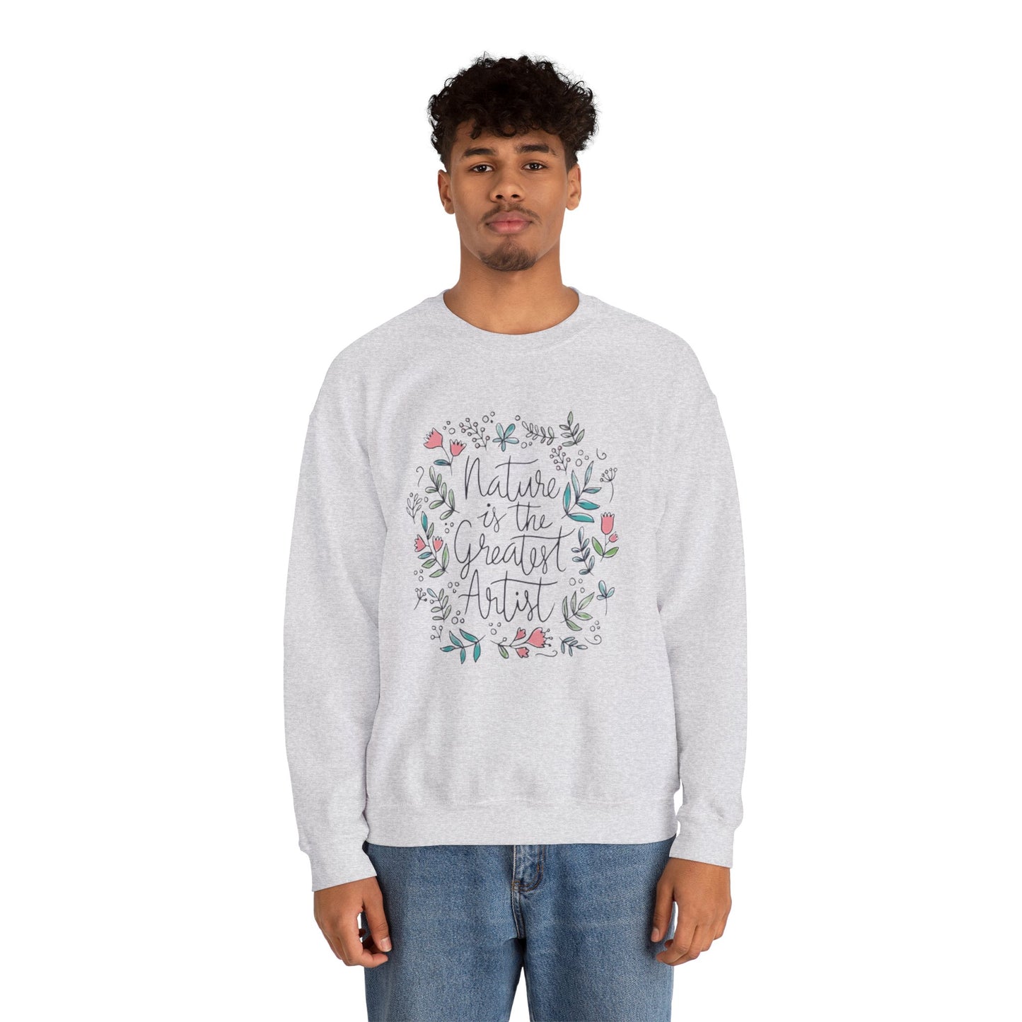 Adventure Nature’s Art Sweatshirt – Floral Valentine Gift