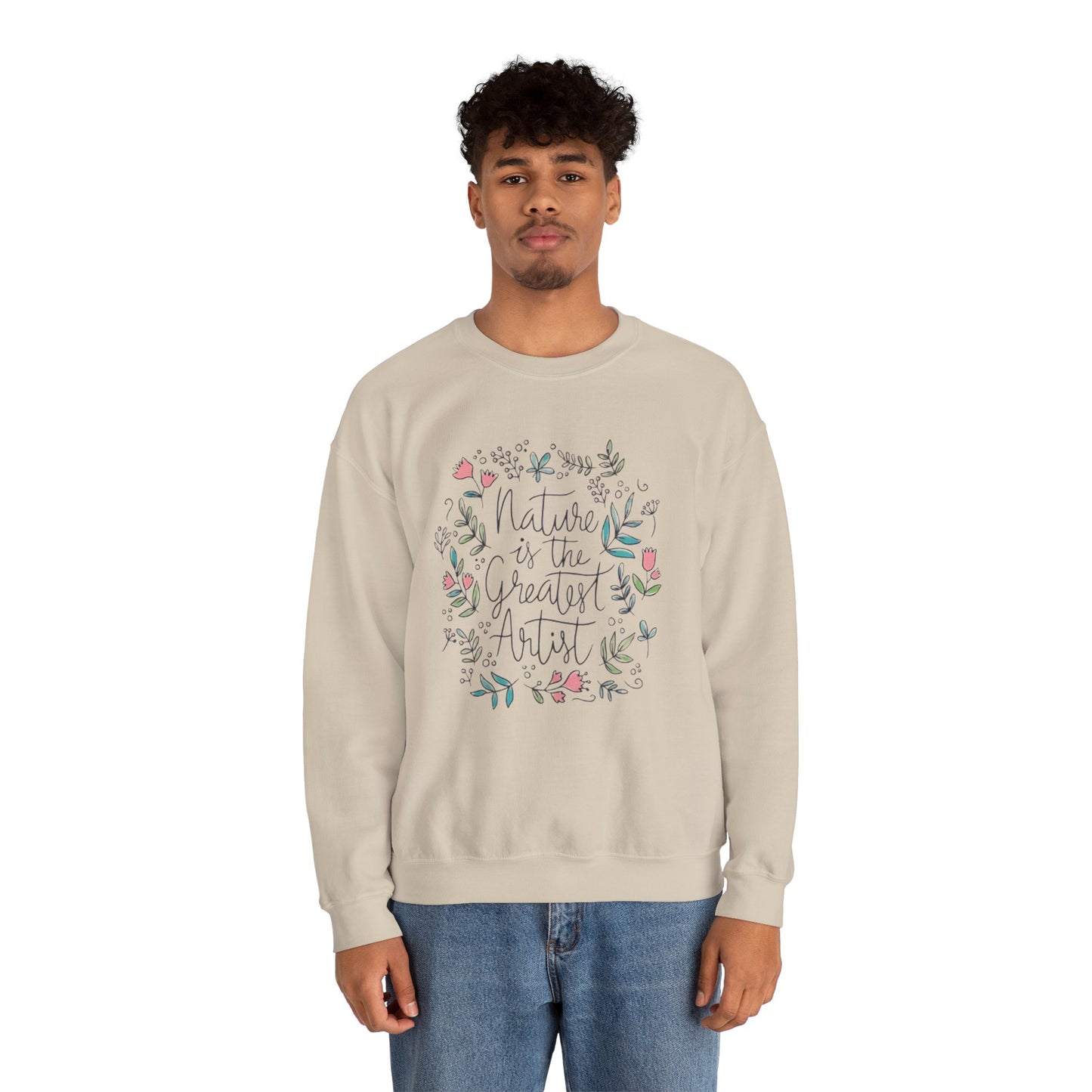 Adventure Nature’s Art Sweatshirt – Floral Valentine Gift