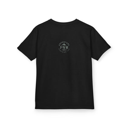 Adventure Begins Christmas Kids Tee – Holiday Outfit