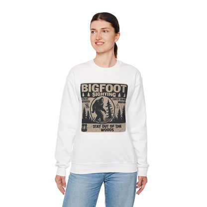 Bigfoot Retro Sweatshirt –Adventure Funny Sasquatch Crewneck