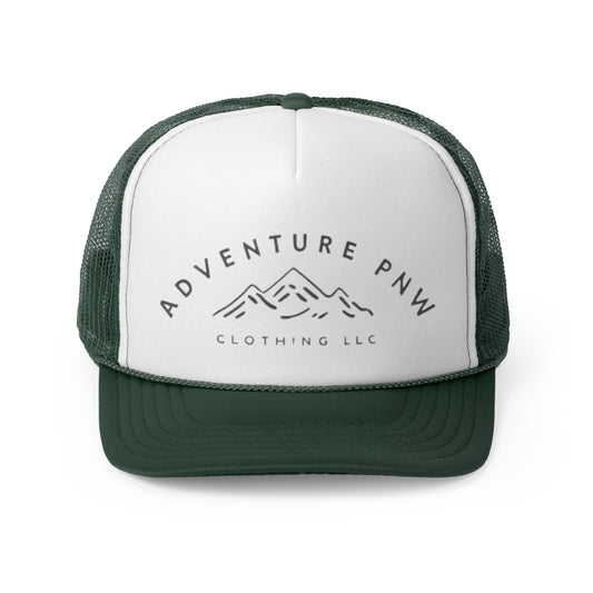 Trucker Caps with Adventure PNW Mountain | Durable Polyester & Nylon Mesh Hats