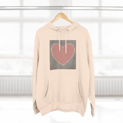 Retro Heart Valentine Hoodie – Cute Adventure Gift for Her
