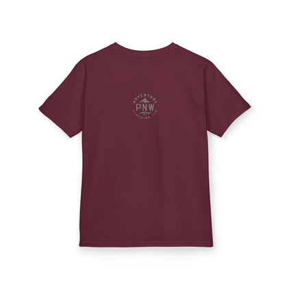 Adventure Begins Christmas Kids Tee – Holiday Outfit