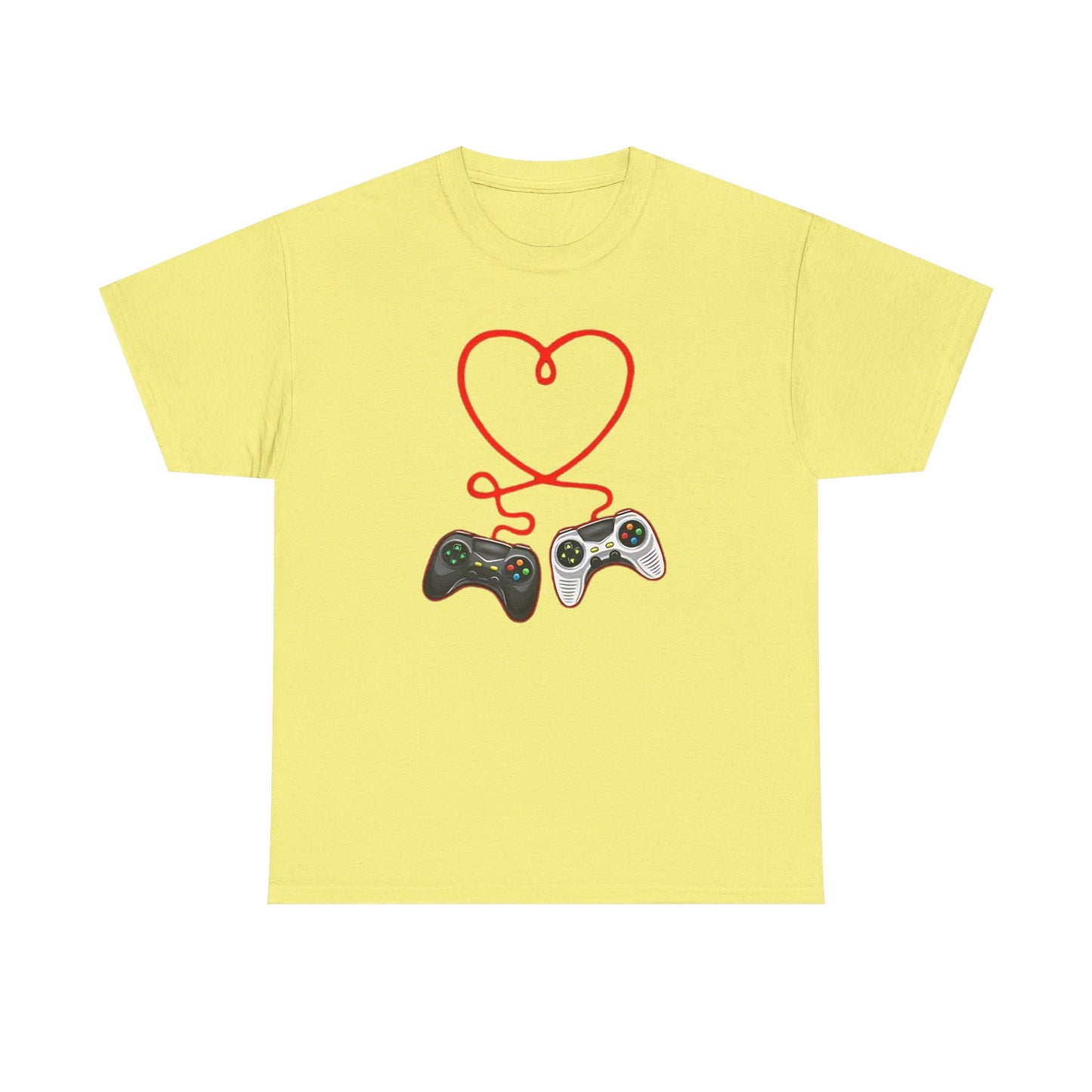 Video Gamer Valentines Day T-Shirt, Gamer Heart Tee, Valentines Gift for Him or Her, Unisex Gaming Shirt, Controller Love  Unisex Shirt