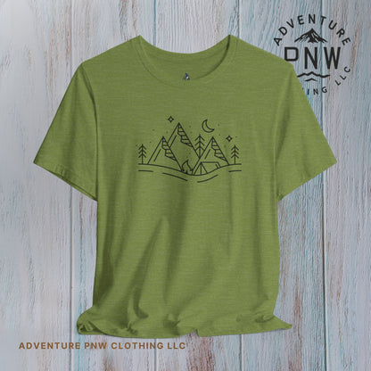 Mountain Adventure PNW T-Shirt Pacific Northwest Inspired Comfort and Style