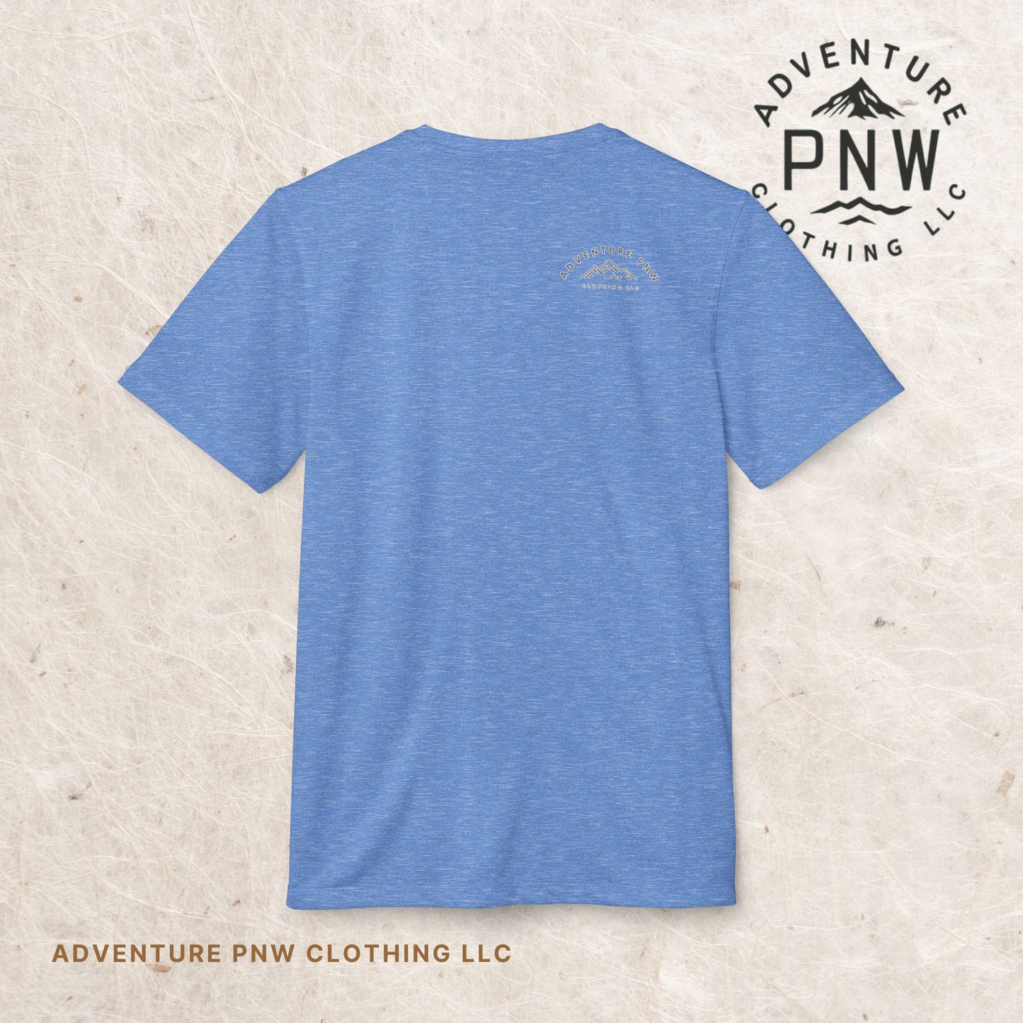 Adventure Adidas Eco PNW Mountain Camping Tee – Unisex