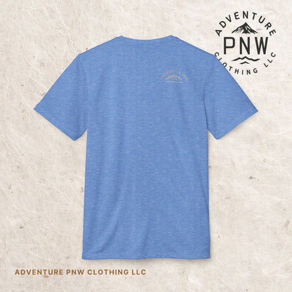 Adventure Adidas Eco PNW Mountain Camping Tee – Unisex