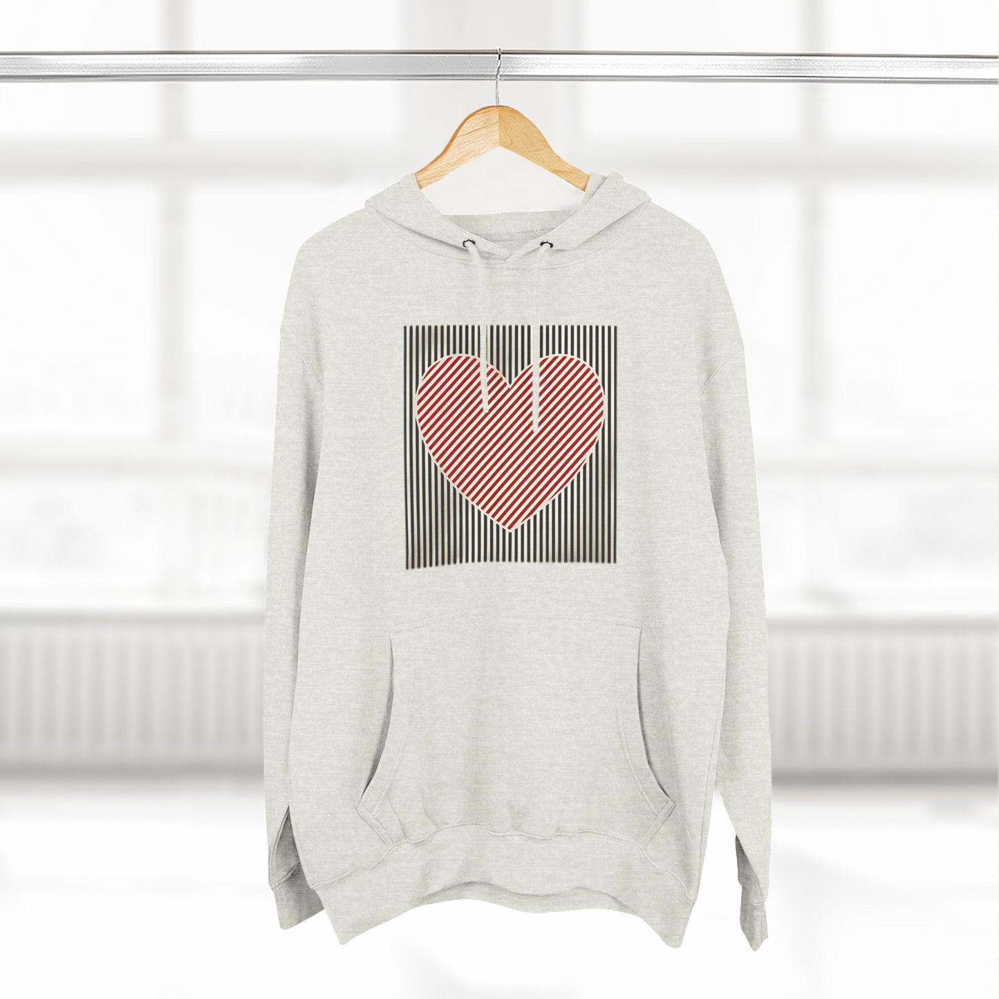 Retro Heart Valentine Hoodie – Cute Adventure Gift for Her
