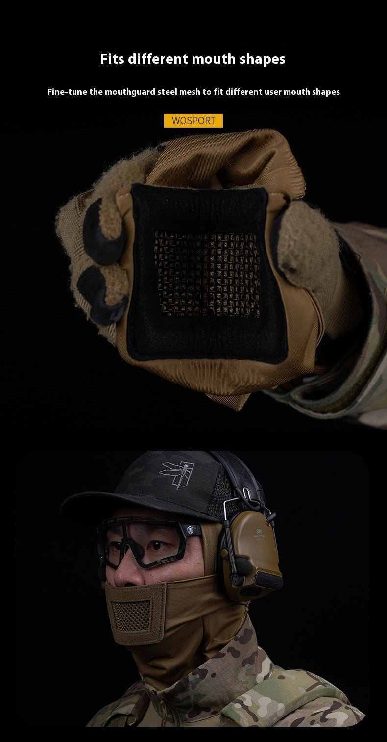 WoSporT Knight Camouflage Headgear