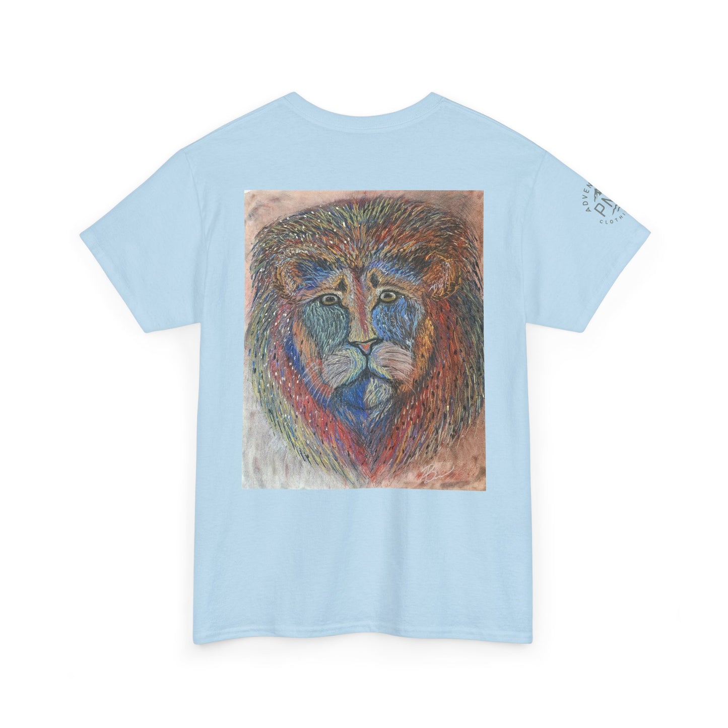 "The lion" - oil pastel