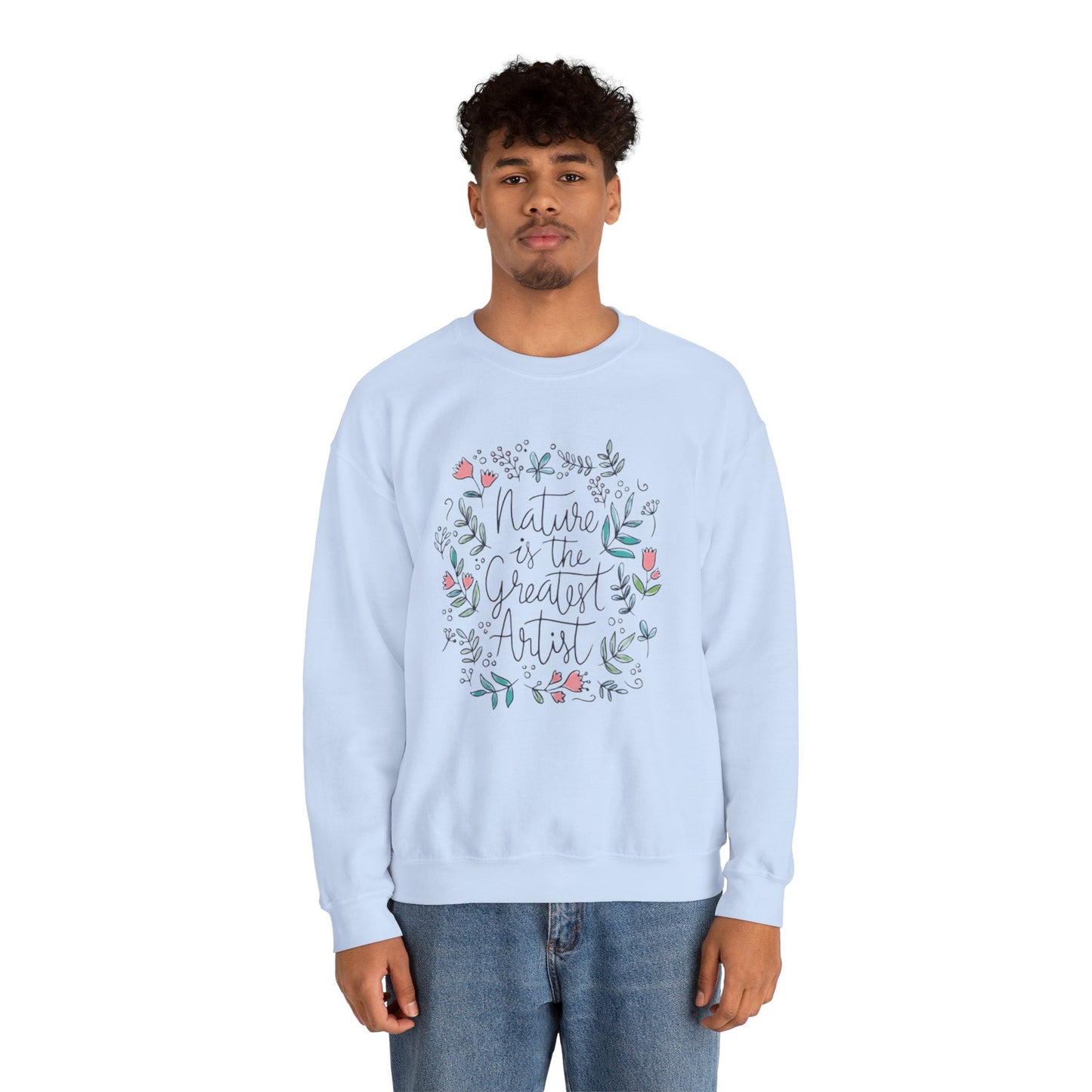 Adventure Nature’s Art Sweatshirt – Floral Valentine Gift