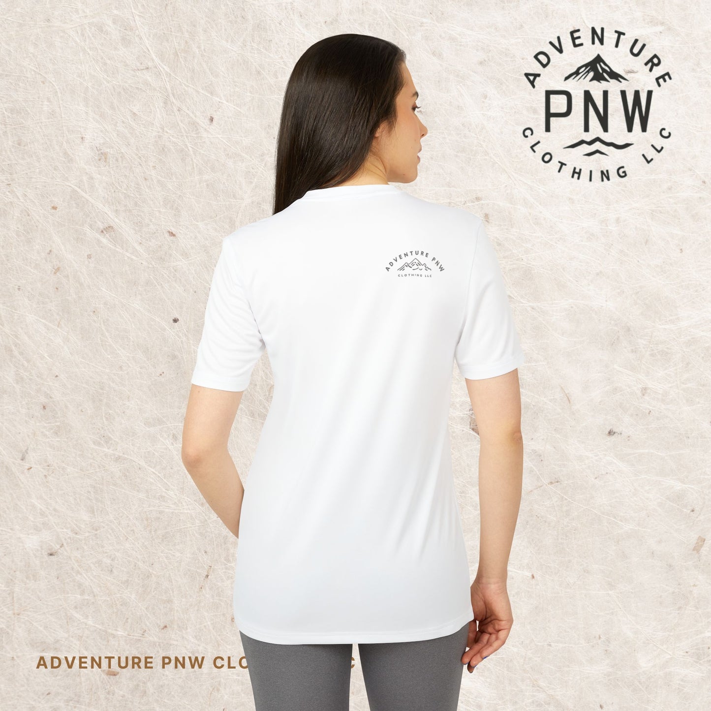 Adidas® Eco-Friendly Adventure PNW Mountain Camping Unisex T-Shirt | Sustainable & Stylish