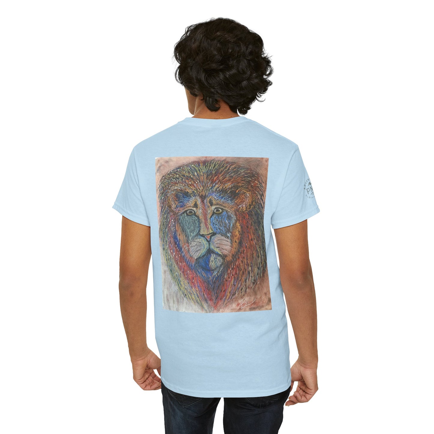 "The lion" - oil pastel
