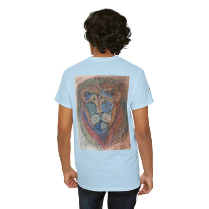 "The lion" - oil pastel