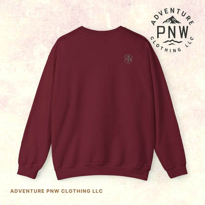 Adventure Bigfoot Christmas Lights Sweatshirt – Unisex Jumper