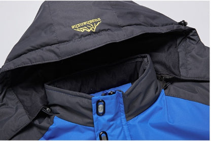 Waterproof Fleece Jacket with Fur Collar | Warm & Durable Outdoor Protection