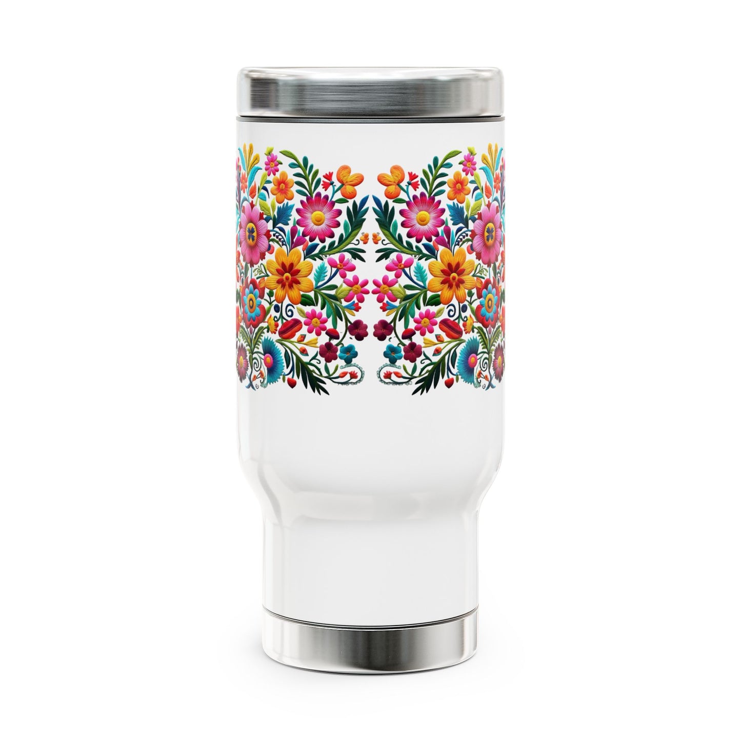 Adventure Floral Travel Mug