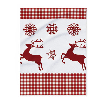 Arctic Adventure Christmas Fleece Blanket | Soft & Warm Holiday Throw | Christmas Decorations