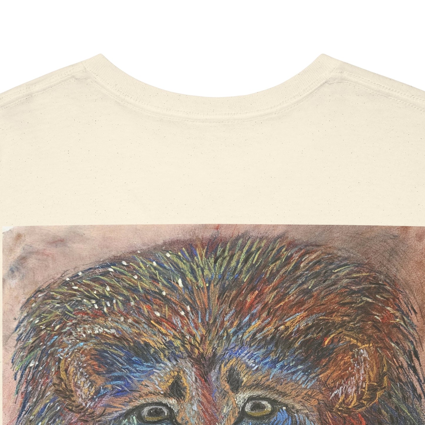 "The lion" - oil pastel