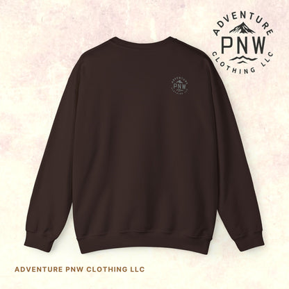 Bigfoot “I’m Right Here” Sweatshirt –Adventure Funny Unisex Crewnec