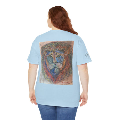 "The lion" - oil pastel