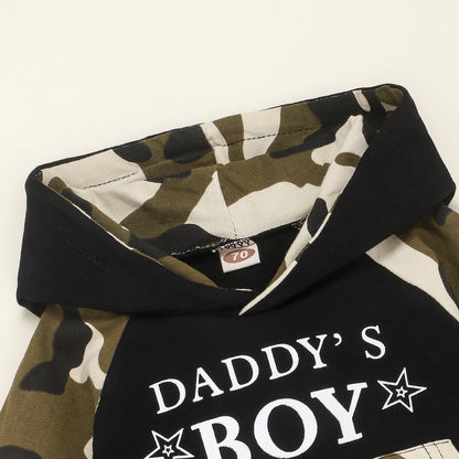 "Daddy's Boy" Camo Hoodie and Pants Set