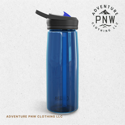 Personalized Orange Logo CamelBak Eddy® Water Bottle | Adventure PNW Mountain | 20oz & 25oz Durable Tritan™