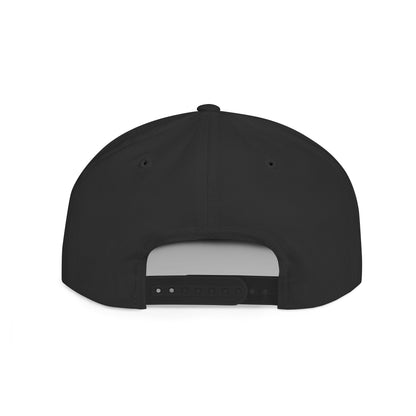 Run on the Wild Side Flat Bill Snapback Hat, Cool Unisex Cap for Outdoor Adventures, Trendy Hat for Summer Festivals, Great Gift for Nature
