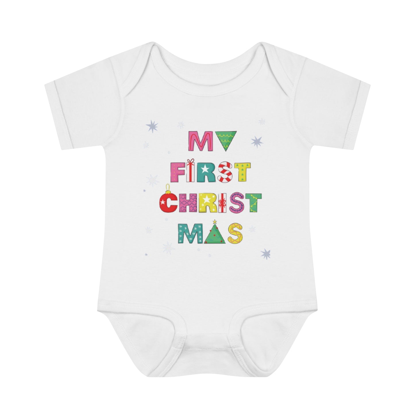 MY FIRST CHRISTMASS |Infant Baby Rib Bodysuit |Christmas Adventure Outfit