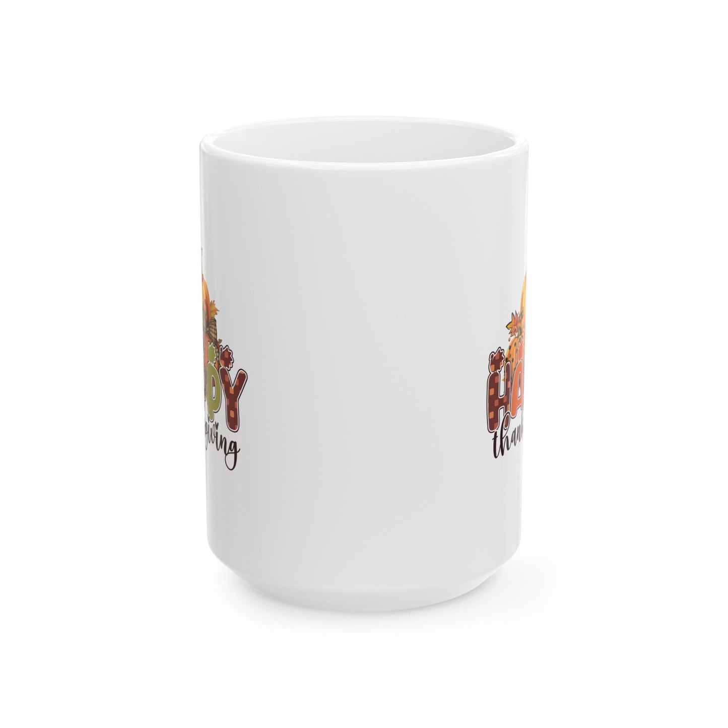Adventure Happy Thanksgiving Ceramic Mug, (11oz, 15oz)