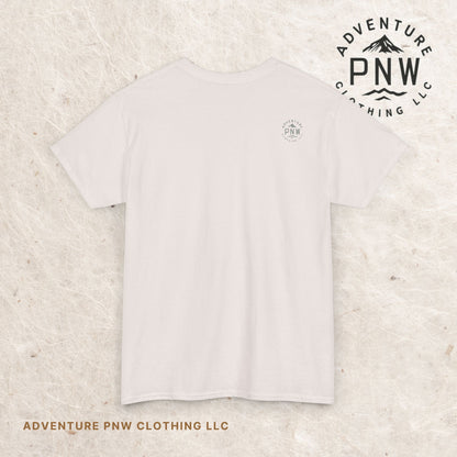 Mountain Compass Pattern Unisex Tee, Adventure Lover Hiking Tshirt, Traveler Gift Shirt, Nature Outdoor Top