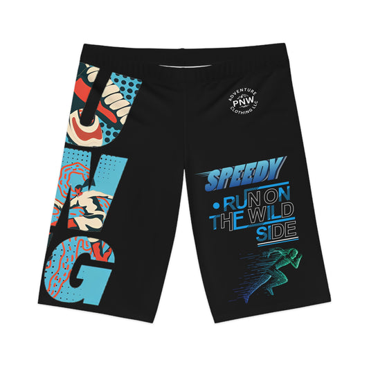 Speedy Spirit Adventure Women's Bike Shorts - Perfect for Summer, Travel, Fitness, and Outdoor Activities, PNW Biker Shorts, Dare to Try